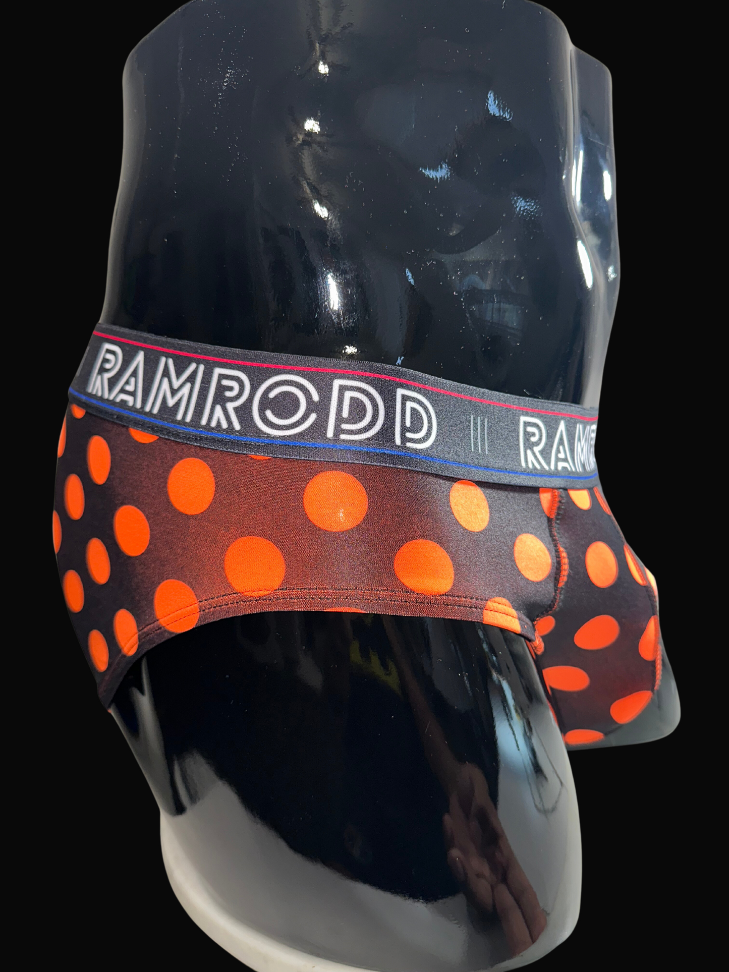 Orange&Black Polkadots