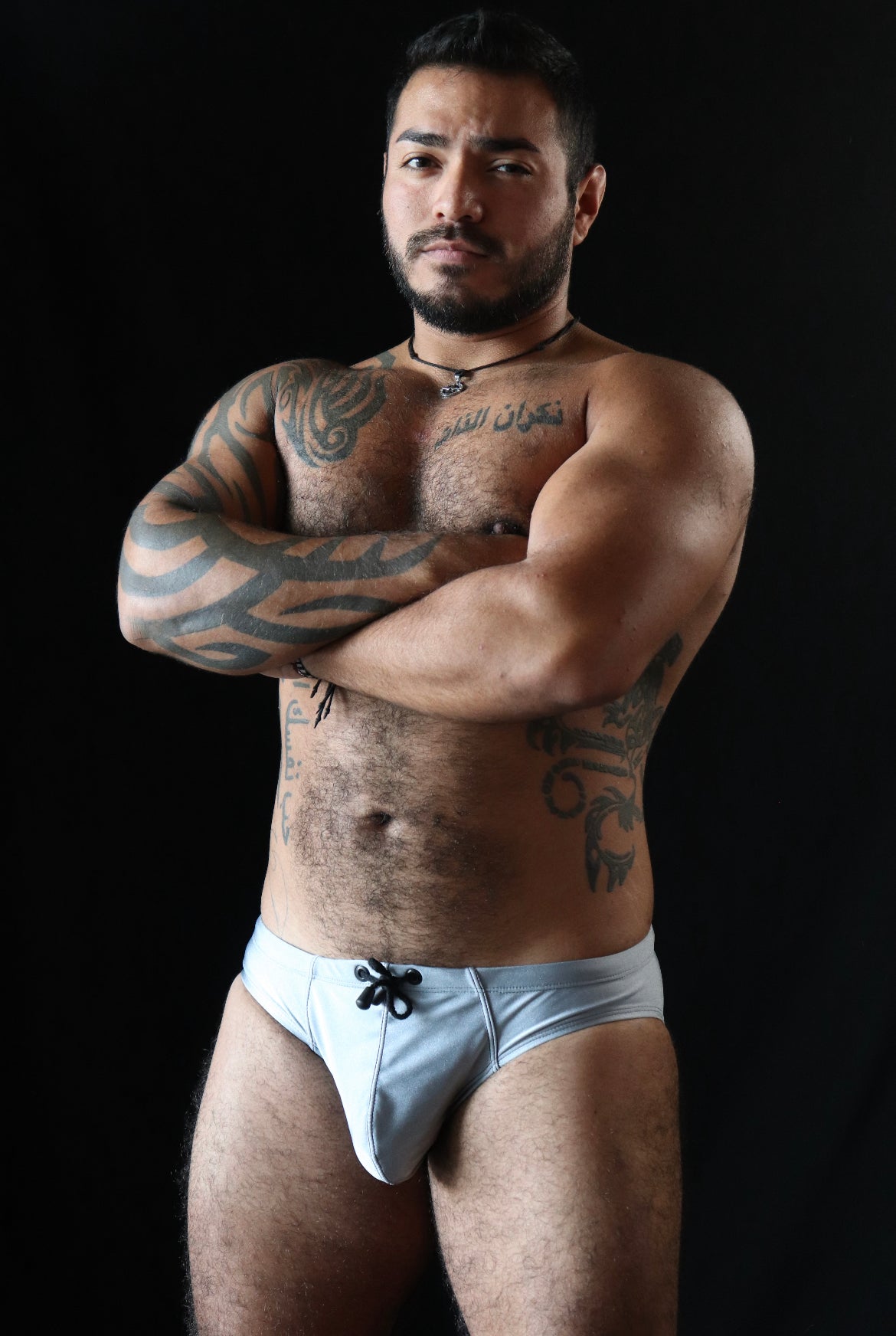 Gray Bikini/ Bear Paw